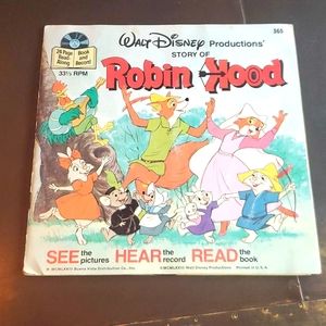 Robin Hood Vintage Read Along with RECORD